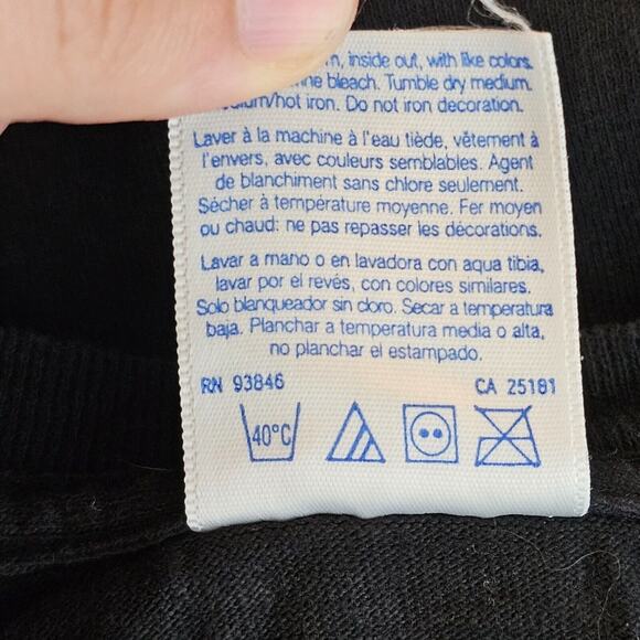 Vtg Y2K 2002 Streetwear Mens XL Bike Blessed In Hell Michigan Spell Out T-Shirt - Picture 10 of 12